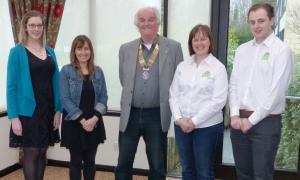Cheques presented to three charities